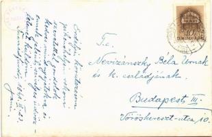 1941 Tusnádfürdő, Baile Tusnad; strand / lake, beach. Gál photo