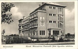 1941 Balatonőszöd, Kereskedelmi Minisztérium Tisztviselői Jóléti Egyesülete üdülőháza (EK)
