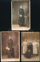 cca 1920-40 össz. 9 db portré és esküvői portré, vintage fotólapok többségében budapesti vagy környé...