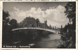 1943 Beszterce, Bistritz, Bistrita; Kainzel híd / Keintzelsteg / bridge (EK)