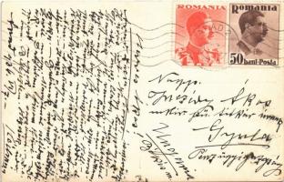 1935 Arad, Bul. Regina Maria / utca, templom / street view, church. photo