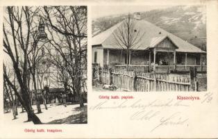 Kisszolyva greek catholic church and priest-house