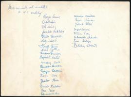 1960 Budapest, Bólyai János fotó- szövő- és hurkolóipari Technikum tanárai és végzős diákjai, kistab...