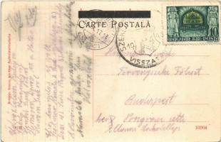 Székelyudvarhely, Odorheiu Secuiesc; Tribunalul / Törvényszék és járásbíróság, lovaskocsi. W. L. (?)...