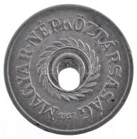 1957. 2f Al technológiai hibás veret (félrecsúszott lyukasztás) T:2 
Adamo F1.1