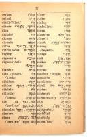 Mannheim Mór: Magyar-héber zsebszótár. 15000 szó. Iskolai és magánhasználatra. Debrecen, [1942], Acz...