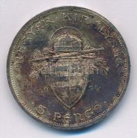 1938. 5P Ag "Szent István" T:2 patina, karc
Hungary 1938. 5 Pengő Ag "Saint Stephen&...