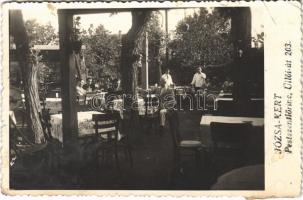 1944 Budapest XVIII. Pestszentlőrinc, Pusztaszentlőrinc, Szentlőrinc; Józsa Kert vendéglő. Üllői út 203. photo (EK)