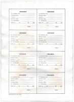 1991. "Jóbarátság Mezőgazdasági Termelőszövetkezet - Kerta" vagyonjegy 1000Ft értékben + 1...