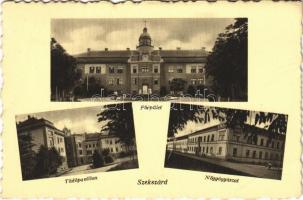 1941 Szekszárd, főépület, tüdőpavilon, nőgyógyászat (EB)