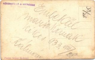 1933 Mátra, Kékes szálló. Photo Seidner (fl)