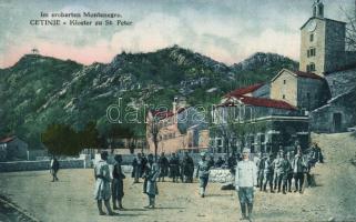 Cetinje with soldiers