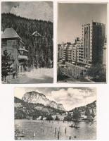 21 db VEGYES fekete-fehér erdélyi város képeslap / 21  mixed black and white Transylvanian town-view...