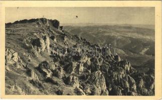 1943 Gyergyószentmiklós, Gheorgheni; Gyilkos-tó környéke, Öcsém-havas. Ambrus felvétele / Lacul Rosu (Ghilcos) / mountain peak near the lake (EK)
