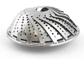 Összecsukható fém tányér / pároló eszköz d: 14 cm
