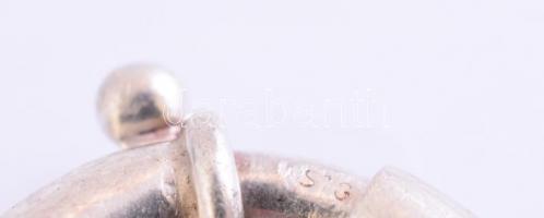 Ezüst(Ag) vastag lánc, jelzett, h: 42 cm, nettó: 89,98 g