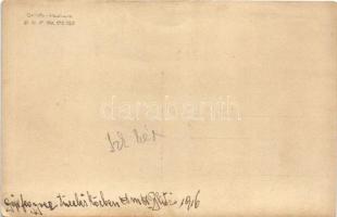 1916 SMS Blitz Osztrák-Magyar Monarchia Komet-osztályú torpedóhajója (őrhajója), gépfegyver tüzelés ...