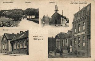 Köttingen with railway-station