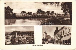 1940 Dés, Dej; Szamos híd, látkép / bridge, general view (EK)