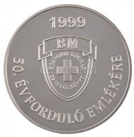 1999. "BM Központi Kórház és Intézményei - 50. évforduló emlékére" ezüstözött fém emlékére...