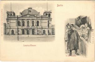Berlin, Lessing Theater, In der Budike. montage