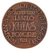 Kutas László (1936-) DN "Mary Poppins" Br névjegyérem (41,5mm) T:1-