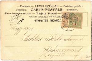 1904 Boldog Karácsonyi ünnepeket / Christmas greeting art postcard (fl)