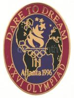 Amerikai Egyesült Államok 1996. Dare to Dream - XXVI Olympiad - Atlanta 1996 műgyantás jelvény (23x32mm) T:1-