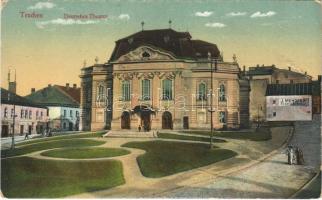 Cieszyn, Teschen; Deutsches Theater, J. Mehofer Pilsner Bierhalle / German theatre, beer hall
