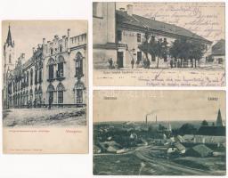 12 db RÉGI magyar város képeslap / 12 pre-1945 Hungarian town-view postcards