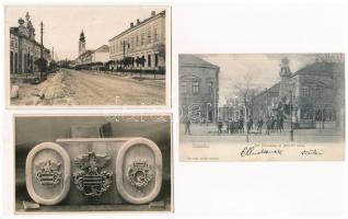 8 db RÉGI történelmi magyar város képeslap / 8 pre-1945 town-view postcards from the Kingdom of Hung...