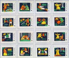 1411 darabos szovjet gyufacímke-gyűjtemény iratrendezőben