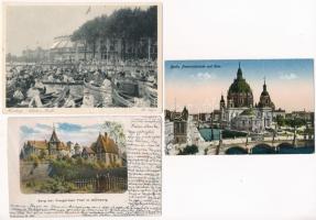 30 db RÉGI német város képeslap / 30 pre-1945 German town-view postcards