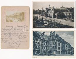 30 db RÉGI német város képeslap / 30 pre-1945 German town-view postcards