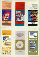 709 darabos lengyel gyufacímke-gyűjtemény iratrendezőben