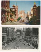 16 db MODERN amerikai város képeslap / 16 modern American (USA) town-view postcards
