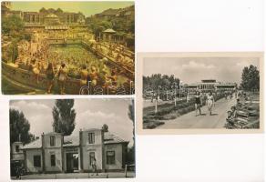 14 db főleg MODERN magyar és külföldi város képeslap: fürdők, strandok / 14 mostly modern  Hungarian...