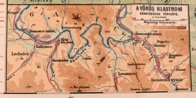 A Magas-Tátra turistatérképe, 1:50 000, rajz és lith. Schubert Budapest, kiadja: M. Kir. Földmívelés...