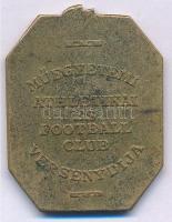 ~1900. "Műegyetemi Athletikai és Football Club Versenydíja" Br díjérem (34x26mm) T:2