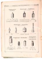 1912 Bp., Stölzle C. Fiai Üveggyárak Részványtársaság árjegyzéke, széteső állapotban, 20p
