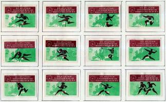 995 darabos magyar gyufacímke-gyűjtemény szépen feldolgozva iratrendezőben