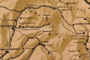 1941 Kelet-Magyarország és Észak-Erdély városai, gyógyfürdői, stb. térkép, M. Kir. Honvéd Térképésze...