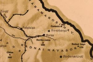 1941 Kelet-Magyarország és Észak-Erdély városai, gyógyfürdői, stb. térkép, M. Kir. Honvéd Térképésze...