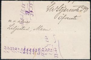 Sweden 1895 Svédország 1895