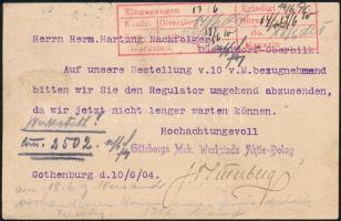 Sweden 1904 Svédország 1904