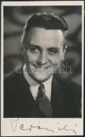 Perényi László (1910-1993) színész aláírása őt ábrázoló fotón