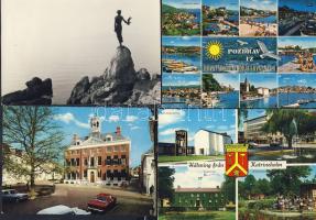 80 db modern külföldi városképes képeslap