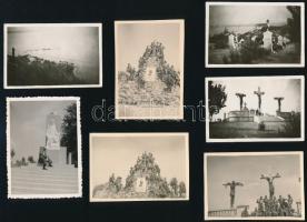 cca 1940-1950 Tihanyi részletek, 7 db fotó, 6×9 cm
