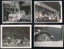 cca 1920-1930 Tátrai részletek, 6 db fotó, 8×11 cm