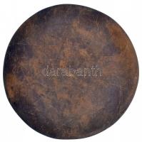 Osváth Mária (1921-1998) 1990. "Jean Sibelius 1865-1957" öntött Br emlékérem (~105mm) T:2